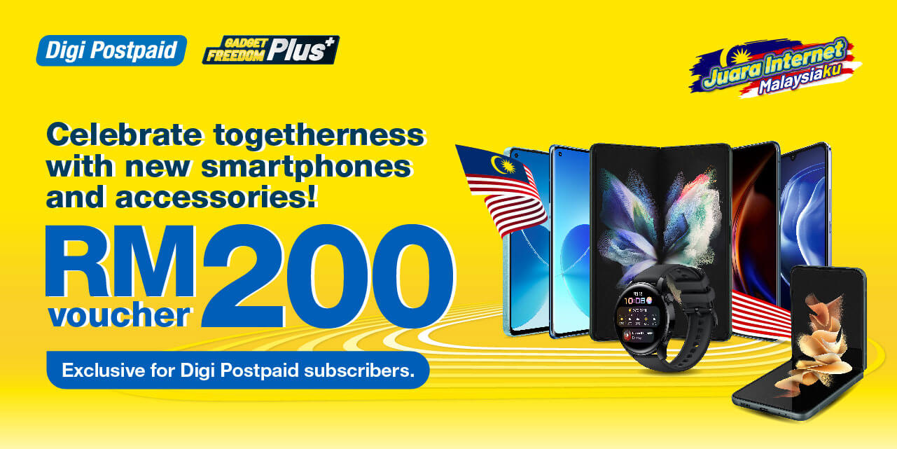 Digi Gadget Freedom Plus Juara Internet Malaysiaku