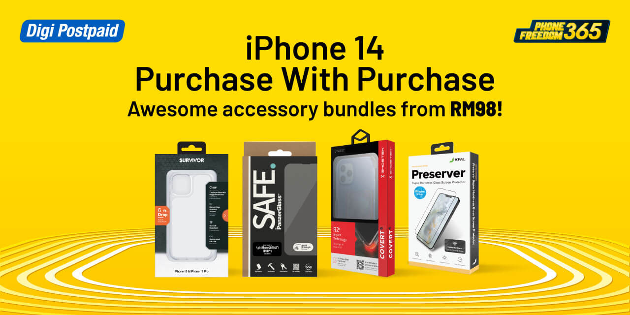 Digi PF365 iPhone 14 Purchase with Purchase