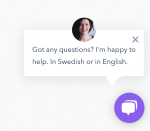 Personlig försäljning genom chat