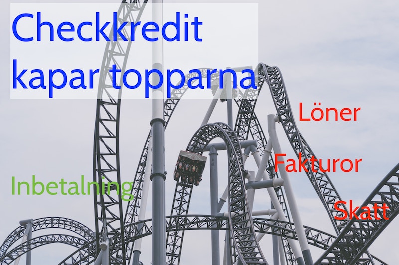 Checkkredit företag kassaflöde