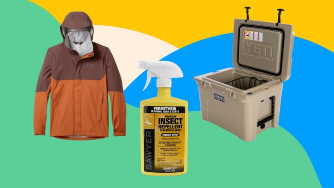 Jacket, Sawyer premium Permethrin and Yeti cooler