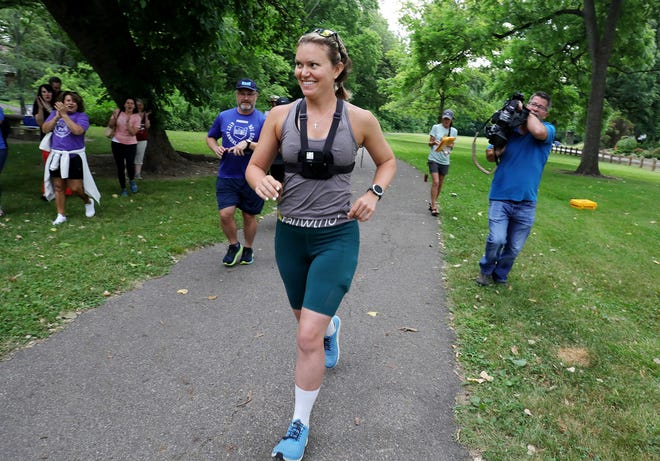 Katie spotz running