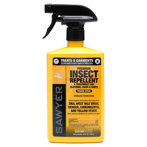 Bottle of Sawyer permethrin