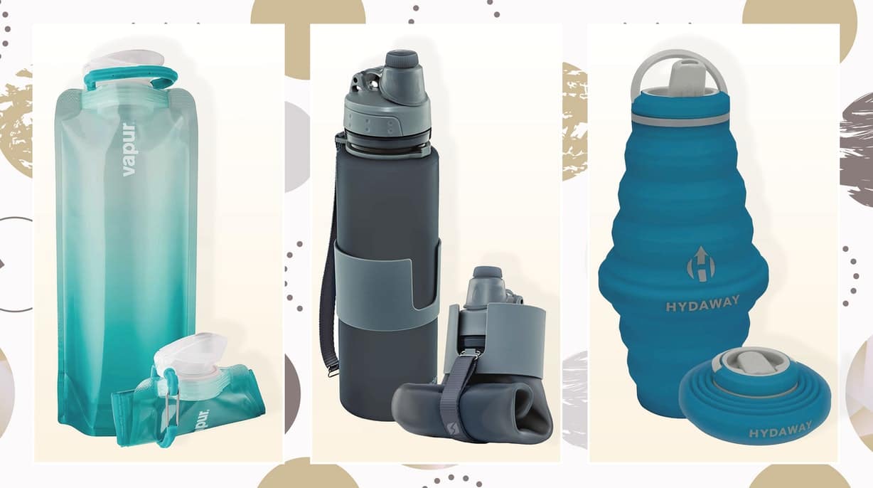 Three Collapsible Water Bottles