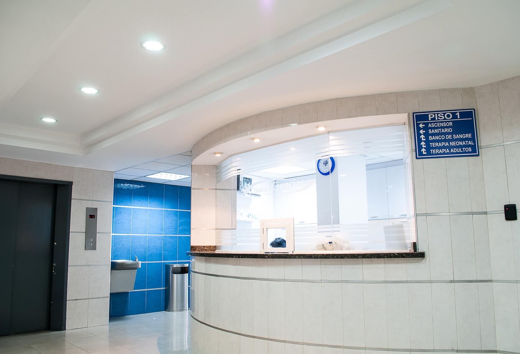 hospital front desk waiting area medical tourism travel