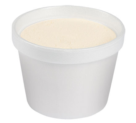 large cup of vanilla ice cream nursing unit pantry