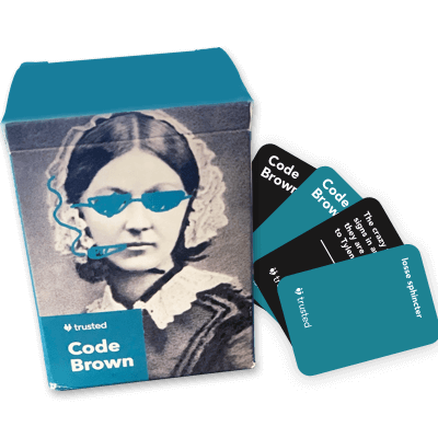 trusted health card game for nurses code brown card came for nurses
