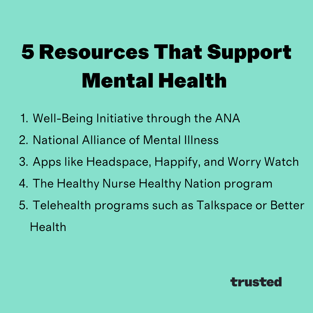 5 resouces that support mental health