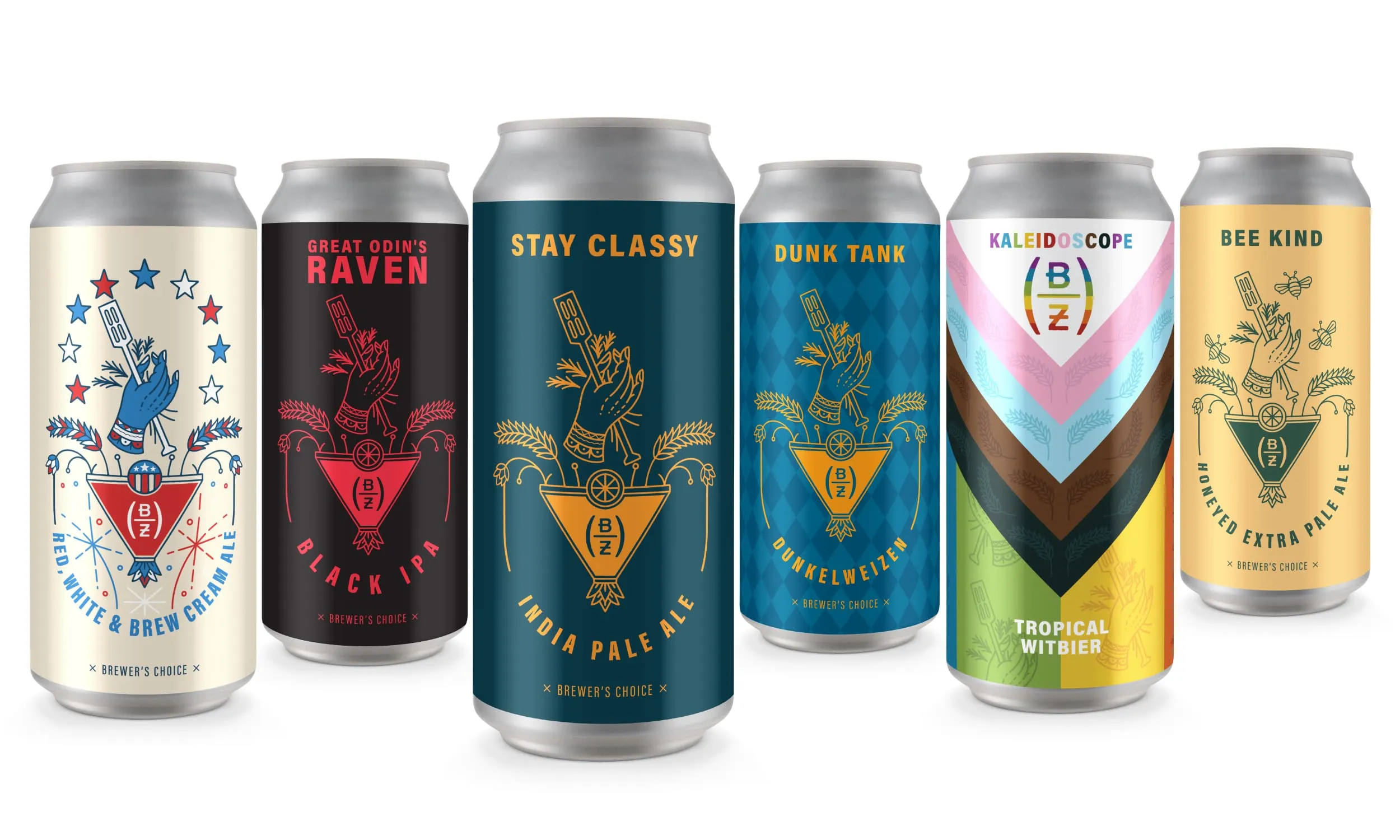 Barrel House Z Craft Brewery Label Design & Product Branding