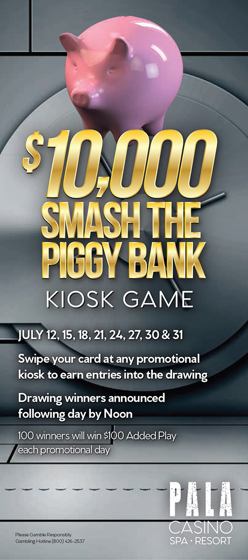 10K Smash The Piggy Bank Kiosk Game