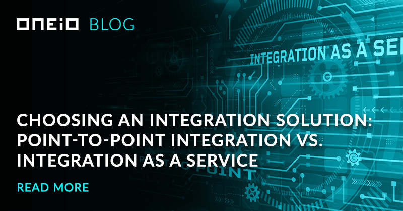 Point-to-point integration vs. Integration as a Service