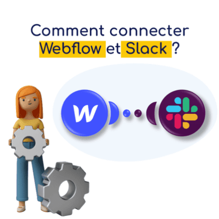 Module Slack et module Webflow avec Make (Integromat)