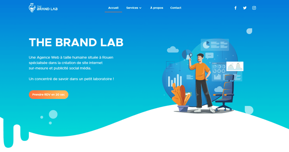 Home site web The Brand Lab