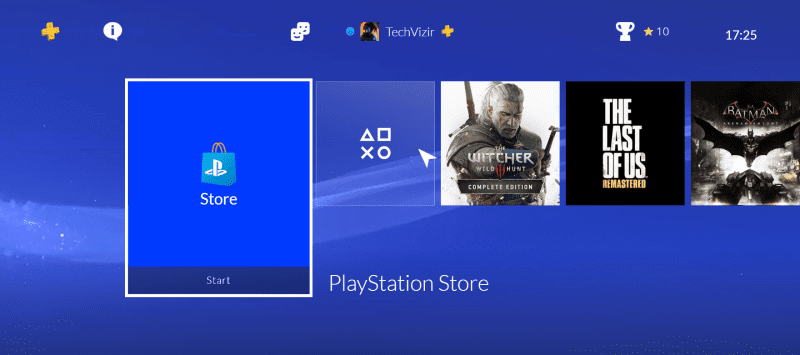 Screenshot site Webflow : PlayStation Webflow