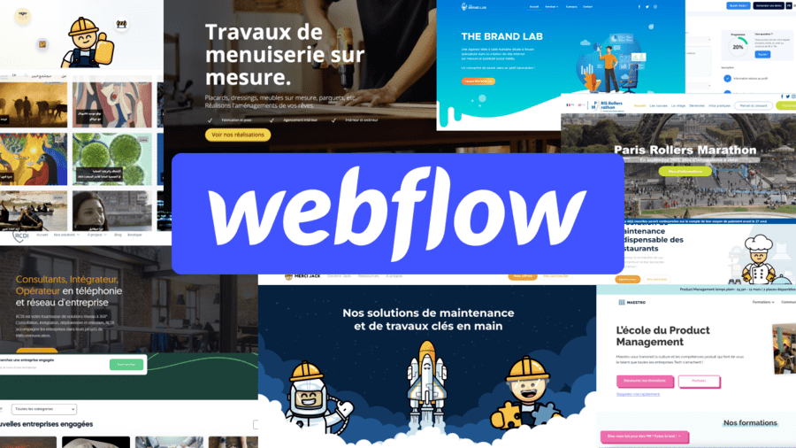 Aperçu du portfolio Webflow de Digidop