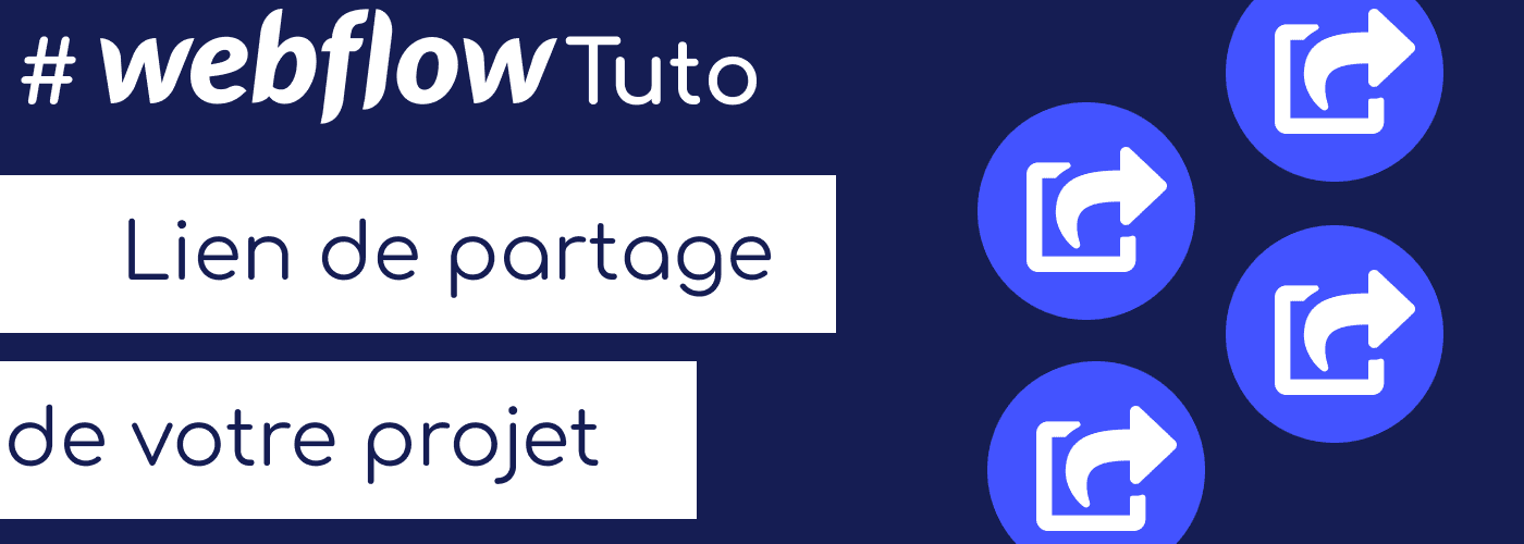 4 Logos de partage de liens avec #WEFLOWTUTO