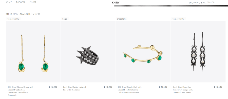 Site E-commerce Webflow Khiry