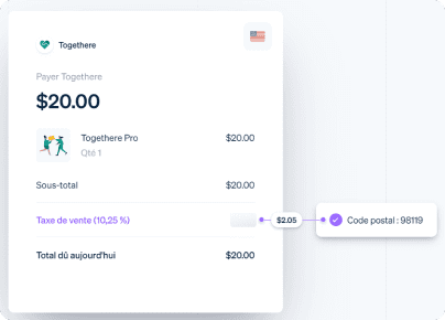 image d'une fonctionnalité de taxe sur stripe pour la gestion commerciale