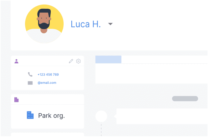 illustration de l'outil de gestion de contact pipedrive