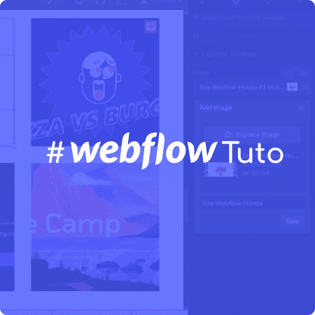#webflow tuto avec images dans lightboxe en arrière plan