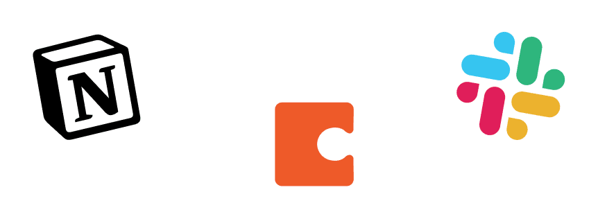logo notion logo coda logo slack