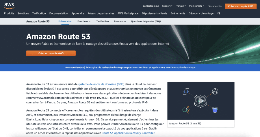 Offre Amazon Route 53