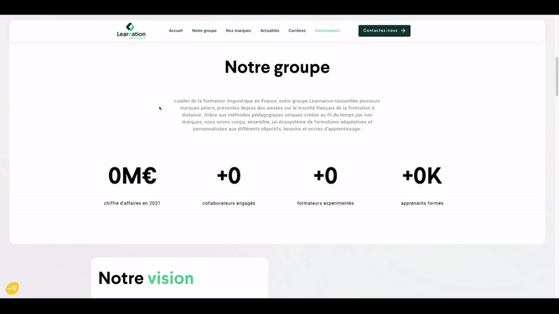 animation counterup learnation