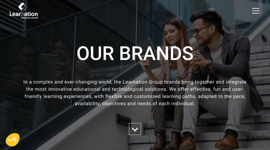 Site learnation traduit en anglais avec Weglot