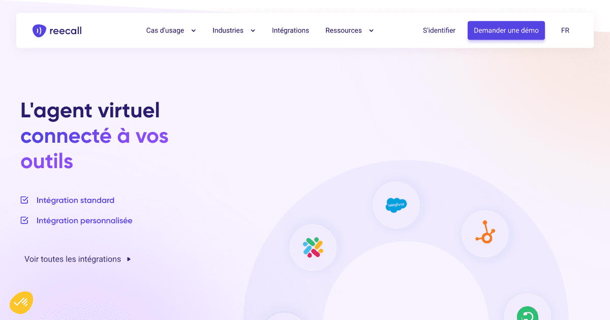 Integrations section reecall