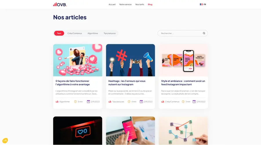 filtrage blog agence ovb