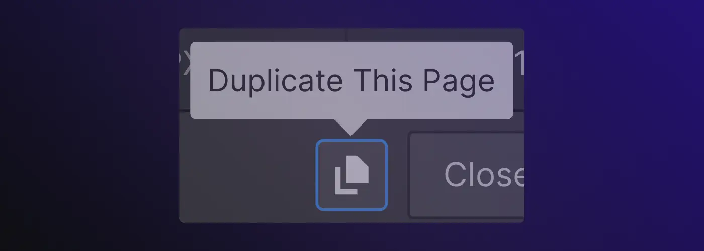 - Duplicate this page - Bouton sur Webflow