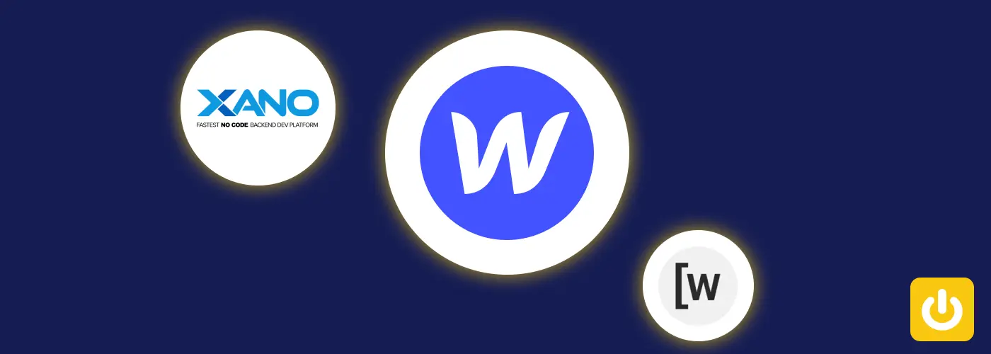 Logo Xano, Webflow, Wized et Digidop