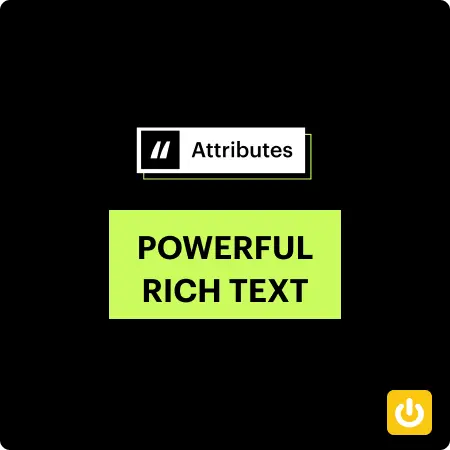 Custom Attribute Finsweet Powerful Rich Text