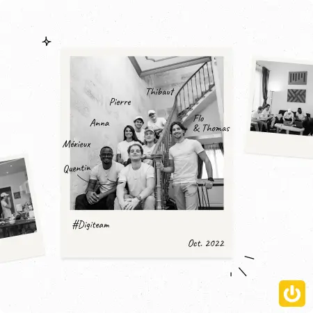 Mur de photo d'un séminaire Digidop