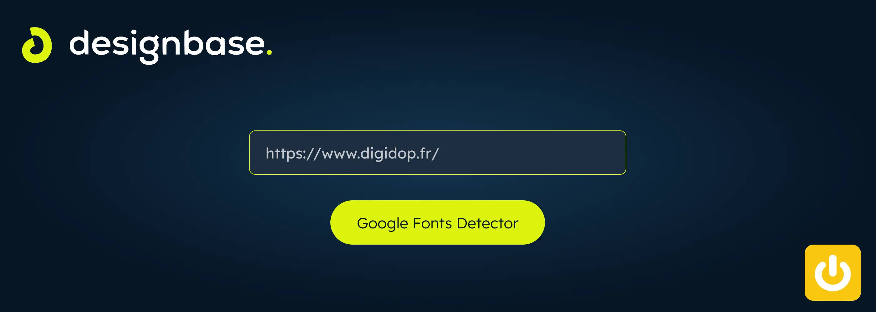 Design Base Google Fonts détecteur