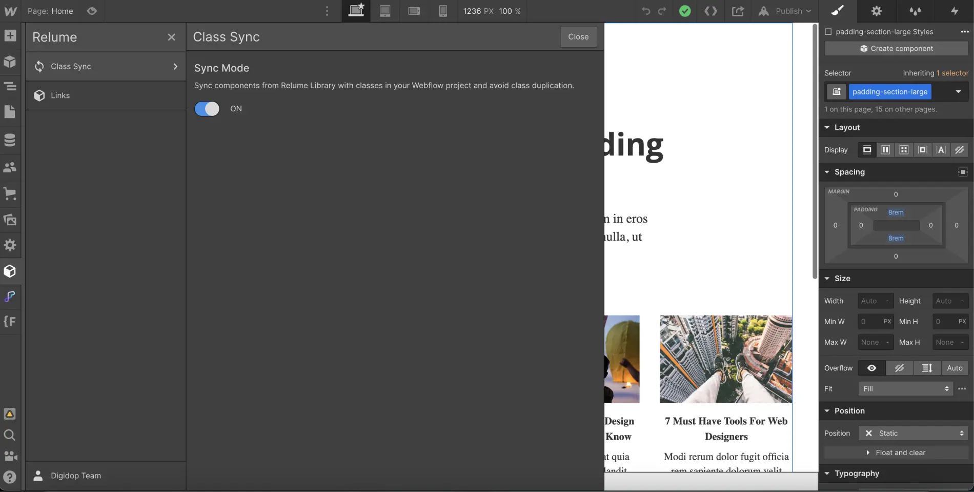 Finsweet Chrome Extension Webflow