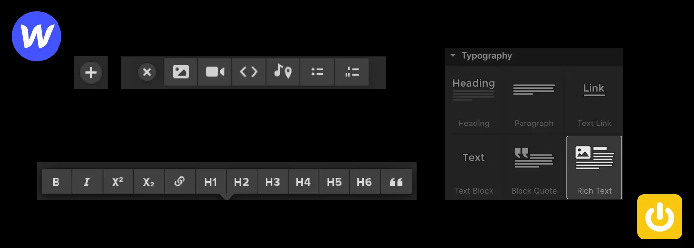 Rich Text Element Webflow