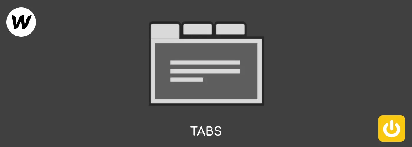 Tabs Element Webflow