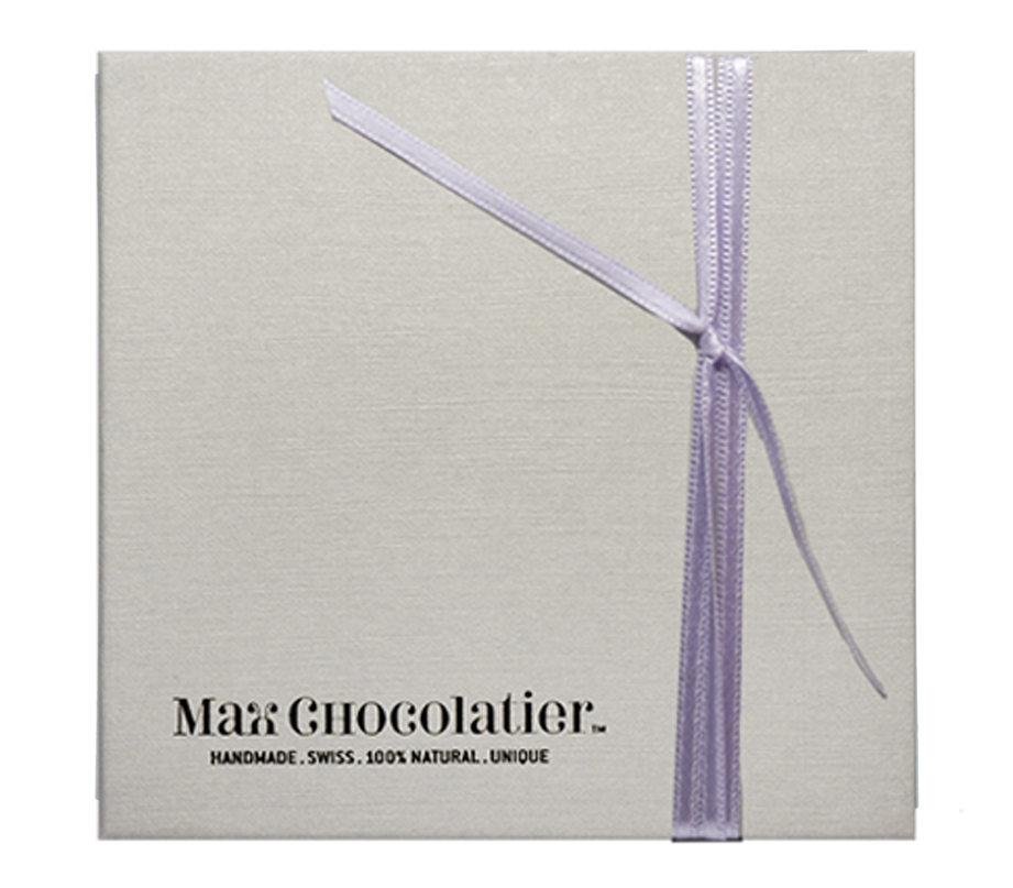 Max Chocolatier Box of 48 assorted autumn chocolates without alcohol
