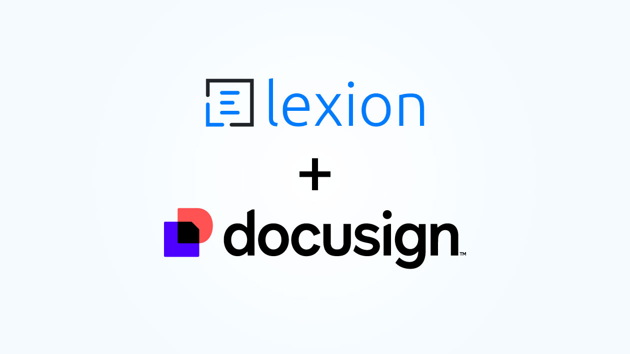 Lexion and Docusign Join Forces: A New Era for Intelligent Agreement Management