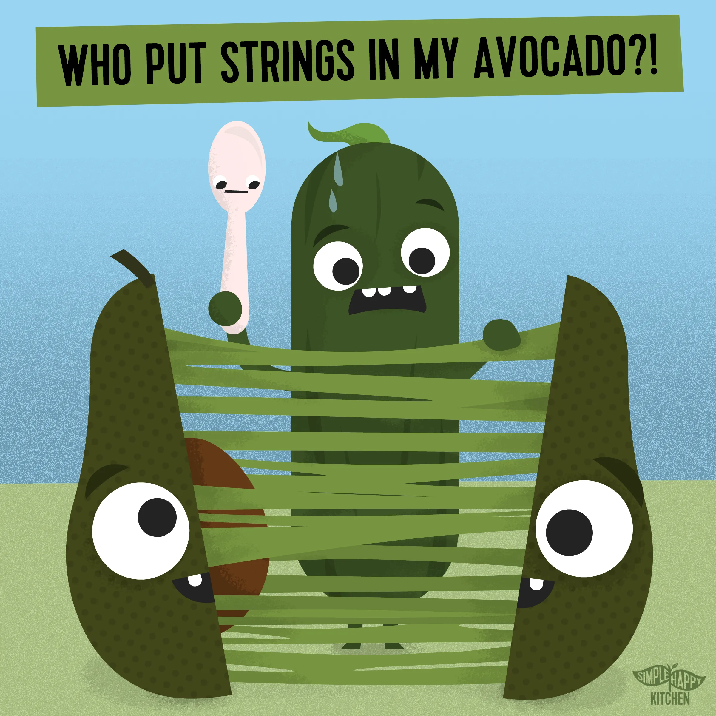 Who put strings in my avocado?! Simple Happy Kitchen