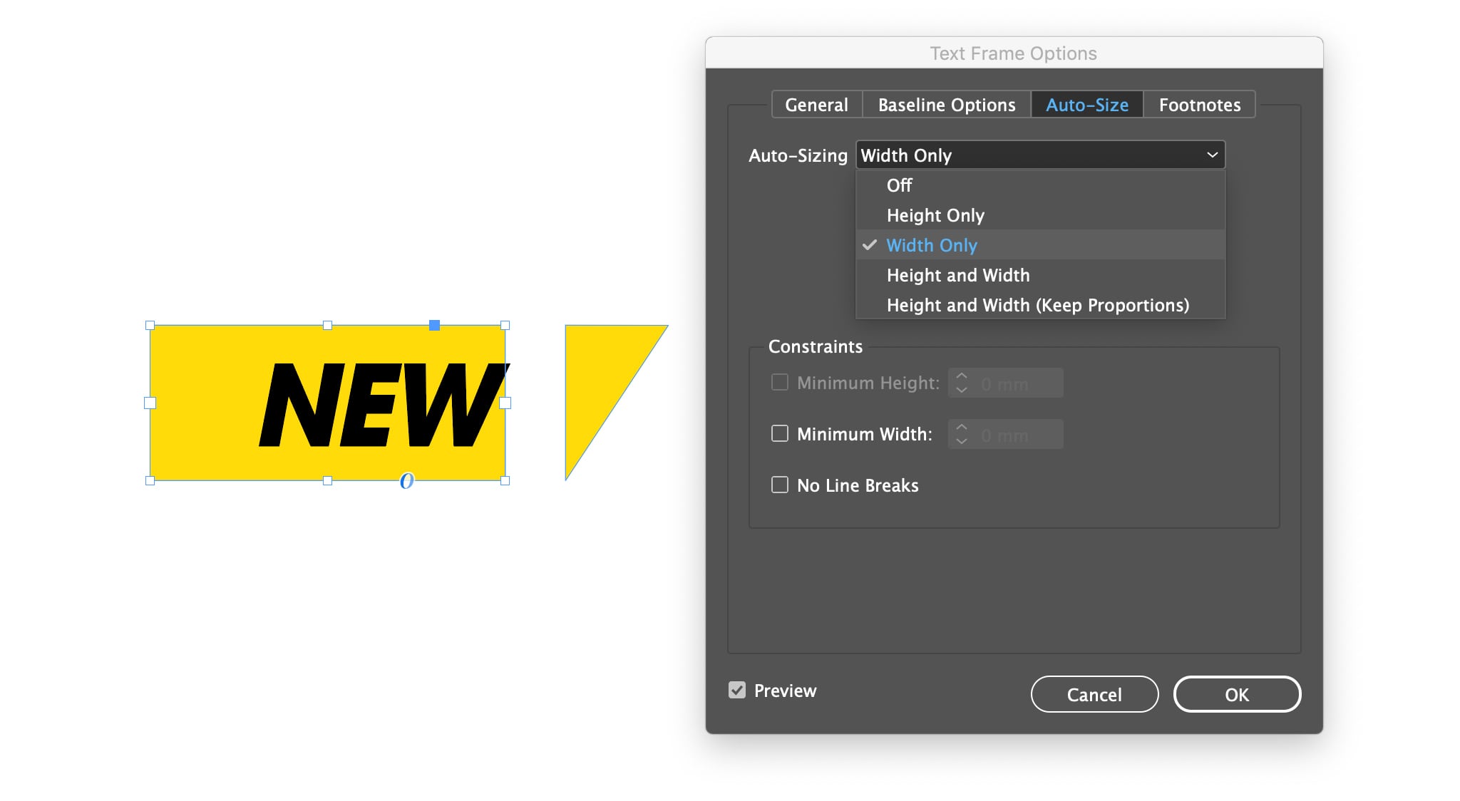 InDesign tutorial: create a label that auto-adjusts | Redokun Blog