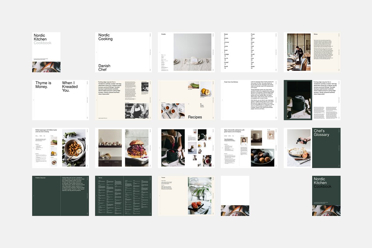 50 Versatile InDesign Cookbook Templates (2023) | Redokun Blog