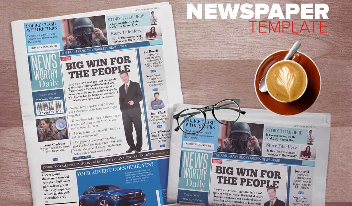 The Newspaper Style Template You'Ve Been Looking For - dsfqiqn