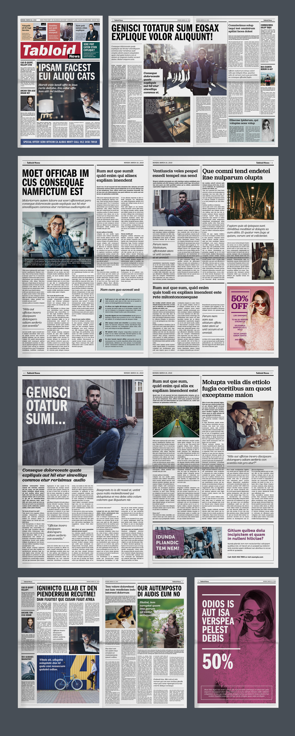 30 Sleek Newspaper Templates (2024) | Redokun Blog