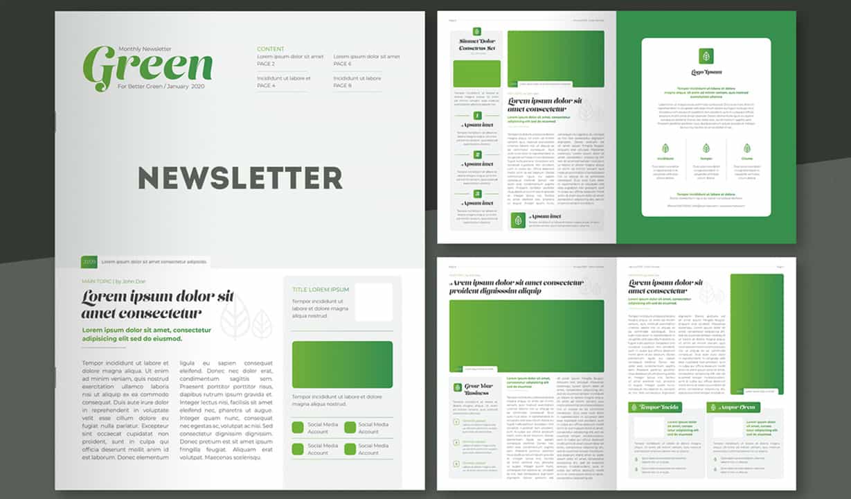 Newsletter Paper Type 30 Sleek Newspaper Templates (2024) | Redokun Blog