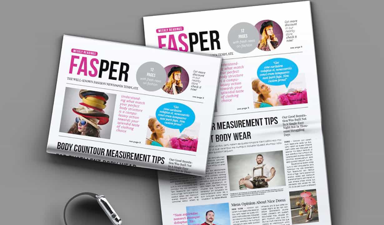 30 Sleek Newspaper Templates (2024) | Redokun Blog