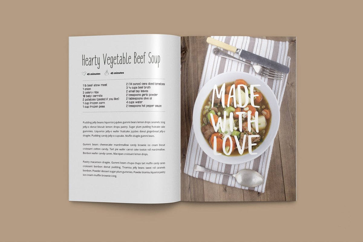 50 Versatile InDesign Cookbook Templates (2023) | Redokun Blog