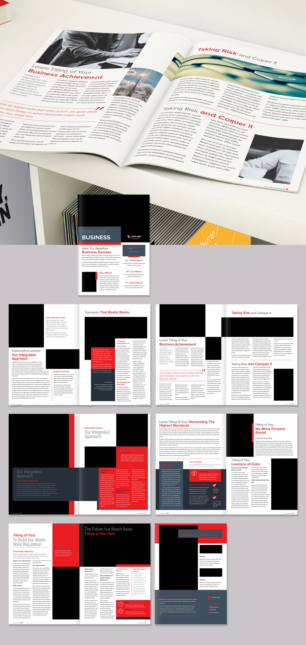 50 Modern InDesign Newsletter Templates | Redokun Blog
