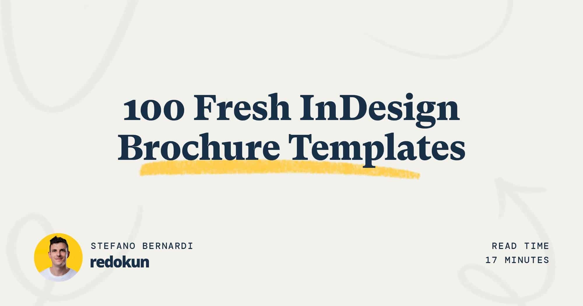 100 Fresh InDesign Brochure Templates (2024) | Redokun Blog